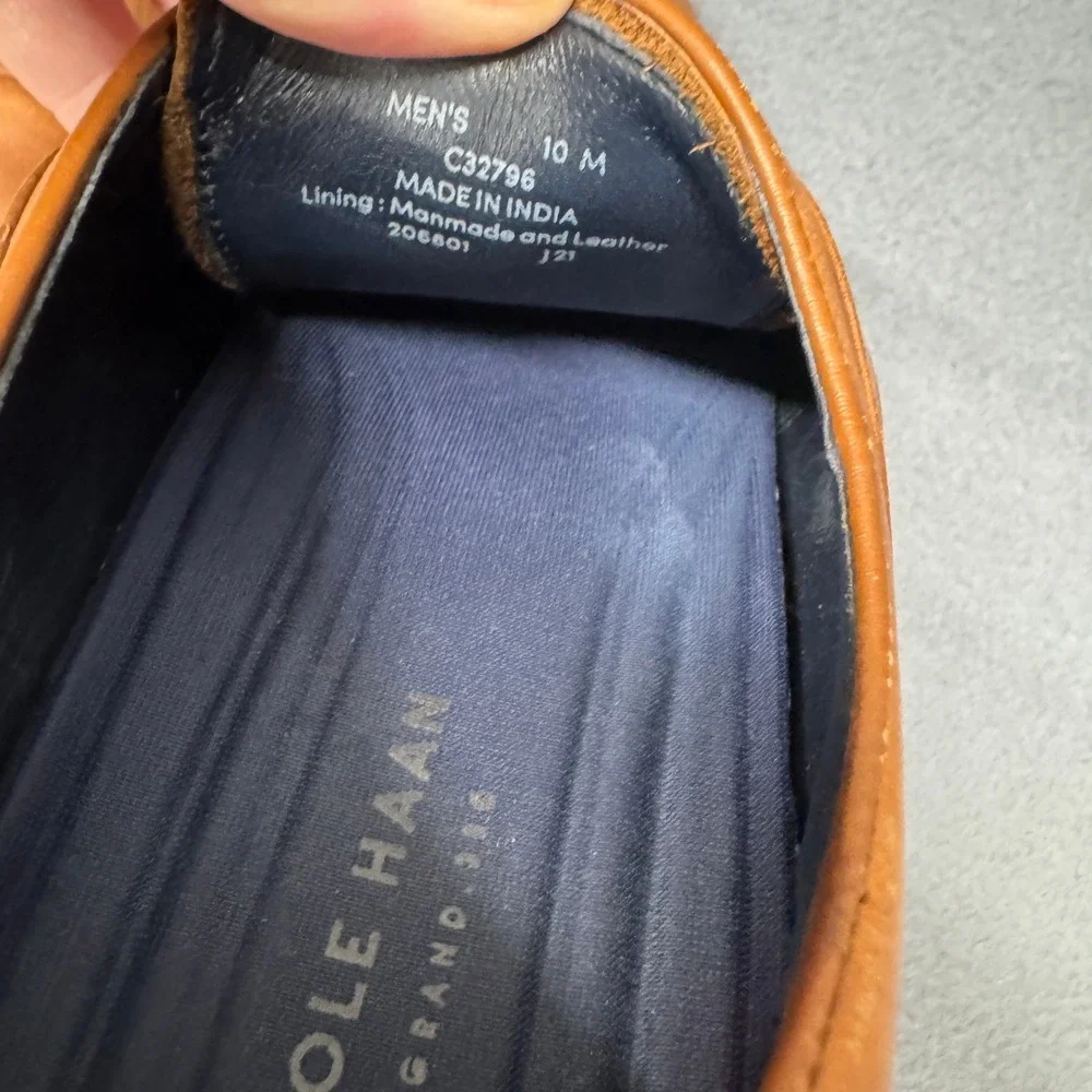 Cole Haan Oxfords Mens 10 Harrison Grand OS 2.0 Cap Toe Derby Oxford Dress Shoe‎